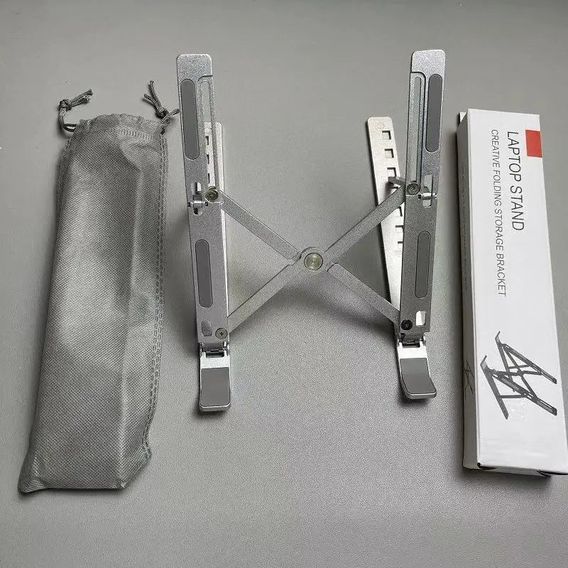 حامل كمبيوتر محمول من الألومنيوم قابل للتعديل